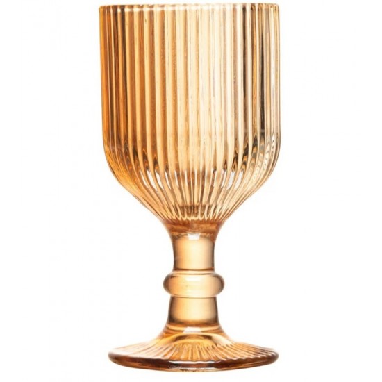 Taça Para Licor Avulsa 75ml Lines Âmbar Metalizado